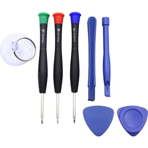 8 in 1 Mobile Phone Opening Tool Kit for Repair iPhone 5/6/7/8 X Screwdriver set