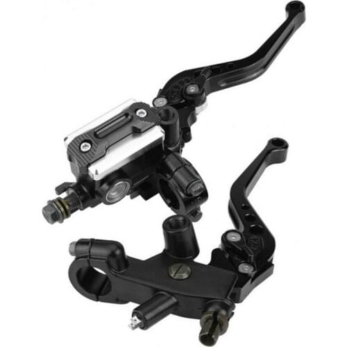 Pair Brake Clutch Pump Lever Motorcycle Hydraulic Master Cylinder Accessories 7/8" 12.7mm piston CNC