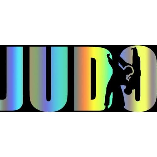 S51021 Various Sizes/Colors Car Stickers Vinyl Decal Judo Sports Wrestling Fighter Motorcycle Decorative Accessories Waterproof
