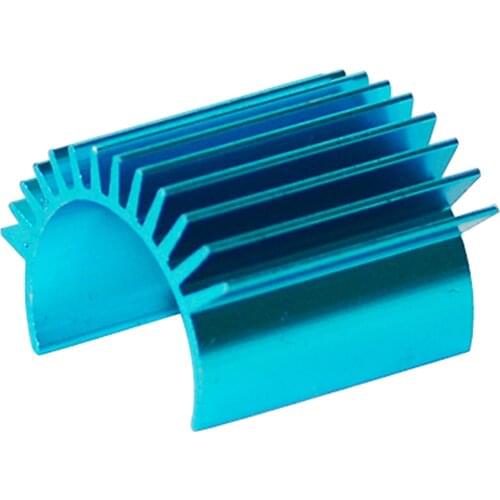 Blue Aluminum Electric Engine Motor Heat Sink for XLH Q901 Q902 Q903 Brushless Motor RC Car Replacement Parts