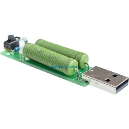 USB mini discharge load resistor 2A/1A With switch 1A Green led, 2A Red led