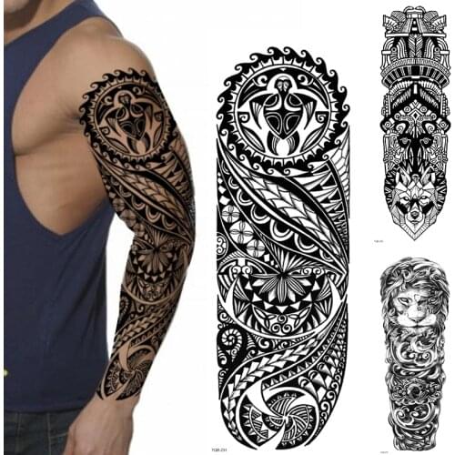Temporary tattoo for men women fox Animals waterproof tattoos stickers decals temporales A prueba De agua arm 3d fake tatoo