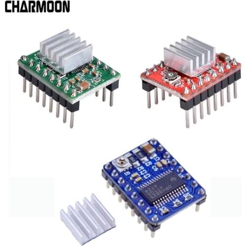 3D Printer Parts Reprap Stepper Driver A4988 stepper motor driver + heat sink with sticker