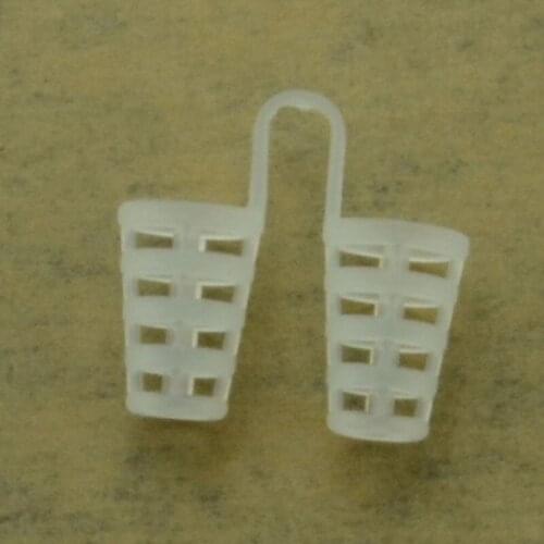 Newly 2pcs Anti Snoring and Apnea Stop Snoring Sleeping Aid Equipment Silicon Anti Snore Ceasing Stopper Anti-Snoring Nose