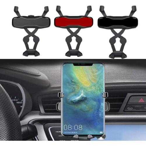 360-degree Rotating Gravity Induction Phone Bracket Holder Air Vent Automatically Clamping Stand Mount Car Phone Holder