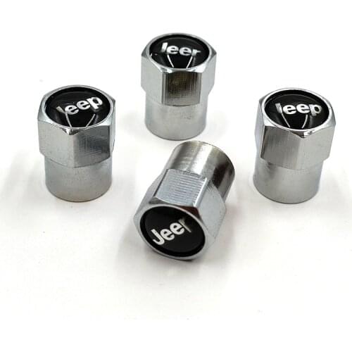 4Pcs Car Styling Auto Emblem Cap Case For Jeep Renegade Wrangler JK Grand Cherokee Commander Liberty Compass Accessories