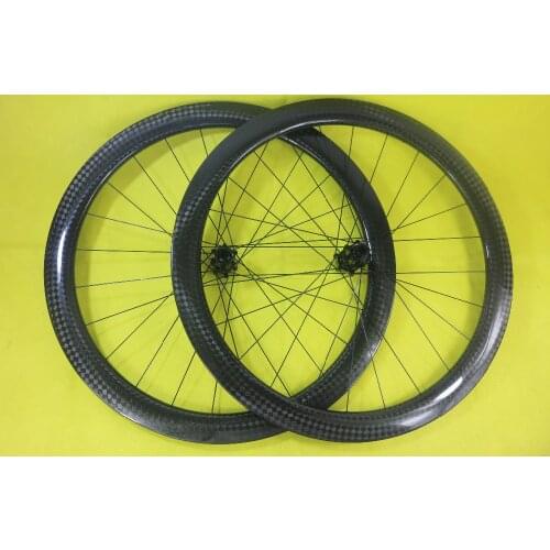 700C 50mm clincher carbon fiber road disc cyclocross wheelset 25mm wide racing wheels Powerway CT31 center lock 24H 1420 spokes