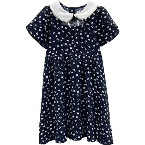 8 10 years Girls Summer Elegant Dresses 2021 New Teen Girls Clothing