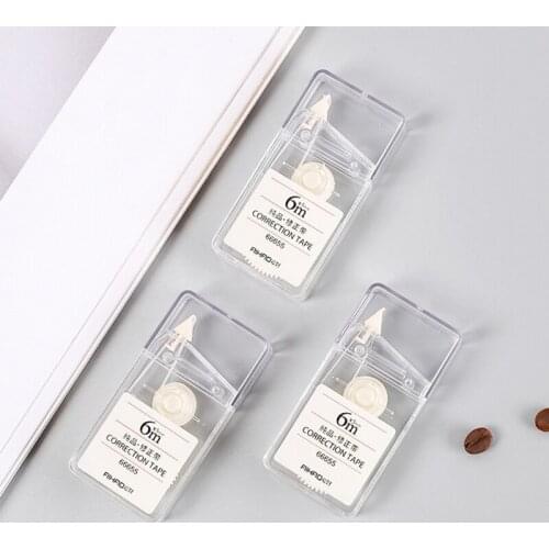 Quick Dry Correction Tape Simple Style Roller White Out Easily School Stationery