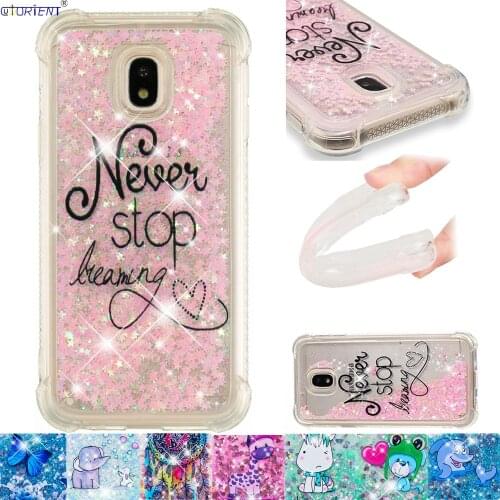 Cute Glitter Case for Samsung Galaxy J7 J5 J3 Pro 2017 Bumper Cover SM J330F/DS J330FN J530F/DS J530FM/DS J730F/DS J730FM/DS