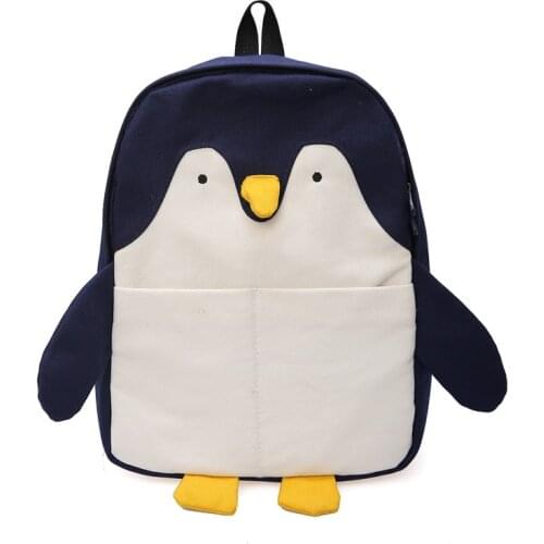 Kindergarten Childrens Schoolbag Cute penguin shark Children Backpack Plush Animal Lightweight Backpack Cartoon Backpack