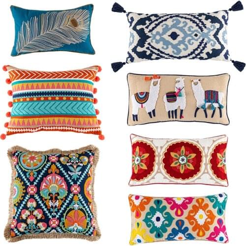 Cotton Pillow Case Decorative Throw Cushion Cover Decoration Pillowcase