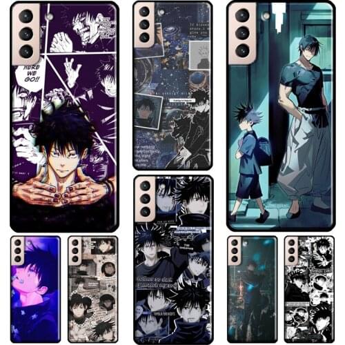 Jujutsu Kaisen Fushiguro Megumi Phone Case For Samsung Galaxy S21 S20 FE S8 S9 S10 Plus S10e Note 10 Note 20 Ultra Cover