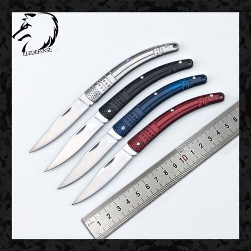 4/Color Mini Pocket Folding Blade Knife Hunting Key chain Envelope Parcel opener Self Defense CS Go Knives Weapons Survival Tool