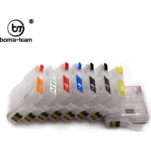 Refillable Ink Cartridge With ARC Chips For EPSON SureColor P400 P405 P407 P408 Photo Printers