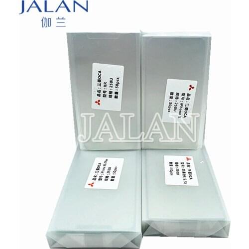 250um OCA Glue for iPhone 4.7 5.5 X XS MAX XR 11 Pro Glass 3M for Mitsubishi OCA Adhesive laminating LCD Screen Display Repair