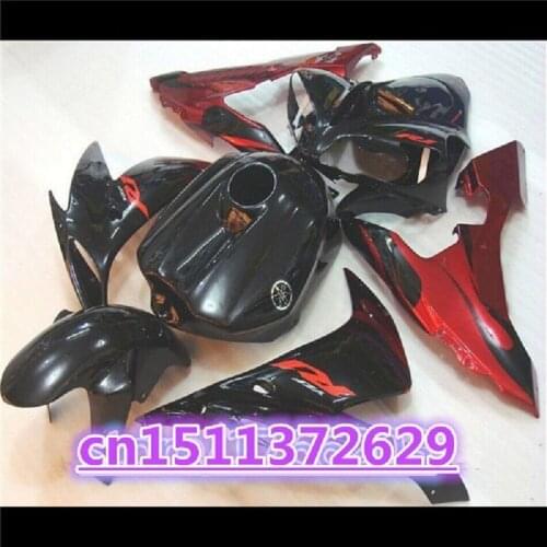 Injection mold Fairing kit for YAMAHA YZFR1 04 05 06 YZF R1 YZF1000 2004 2005 2006 ABS Red black Fairings set