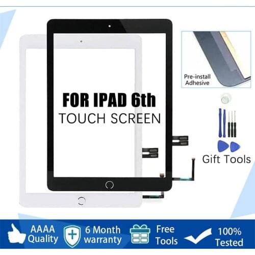New For iPad 6 6th Gen iPad 9.7 2018 LCD Outer Touch Screen Digitizer Front Glass Display Touch Panel Replacement A1893 A1954