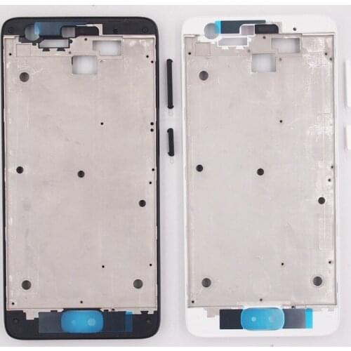 BaanSam New Front Frame Housing Case LCD Screen Frame For ZUK Z2 5 inch With Power Volume Buttons