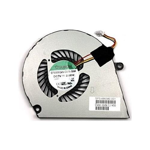 SSEA New CPU Cooling Cooler Fan for For HP ENVY4-1007TX 1008TX 1024T ENVY4 ENVY6 ENVY 6 ENVY 4 Laptop 686580-001 DFS541105FC0T