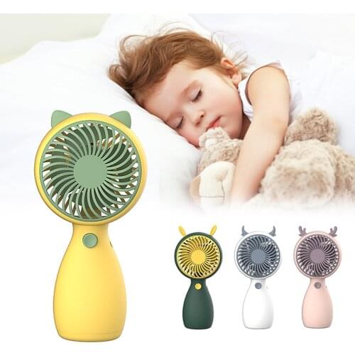 Mini Handheld Small Fan Portable Lanyard Desktop Student USB Charging Cooler Outdoor Summer Cooling Conditioner Summer Fashion