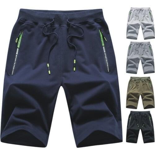 2021 Sports Shorts Elastic band Summer new mens casual shorts knitted Capris mens sports shorts loose large size mens shorts