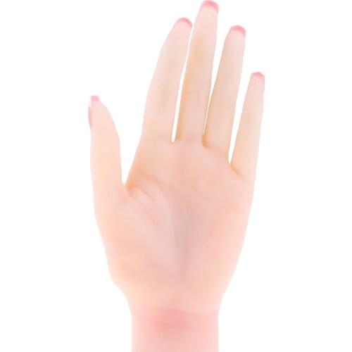 Silicon Female Hand Jewelry Model Bracelet Prop Massage Acupuncture