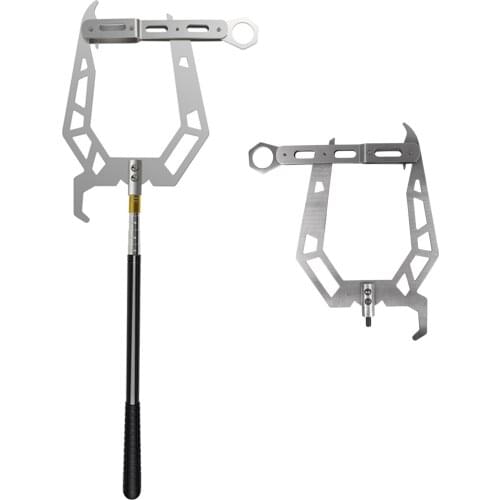 U Type Telescopic Ship Kayak Boat Hook Threader for Docking and Moor, Excellent Performance, High quality Spare Parts