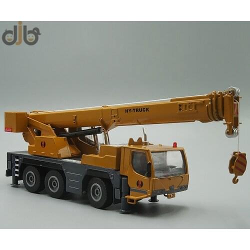 1:50 Diecast Metal Engineering Model Toy Crane Truck Lifter For Collection