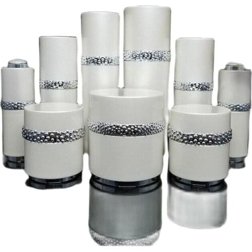 15ml pearl white acrylic/plastic bottle for serum/essential oil/water/liquid skin care dropper bottle cosmetic packing