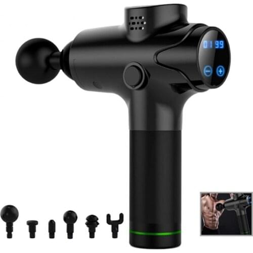 6pcs Universal Fascia Gun Massage Head Body Relaxation Fascia Massager Gun Replacement Head Silicone Massage Head Set