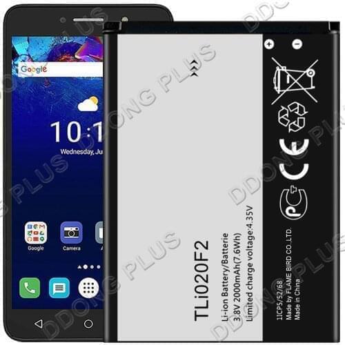 TLi020F2 Battery For Alcatel OneTouch Icon Pop A564C Battery TLi020F11lCP4/51/67 Replacement Repair Part