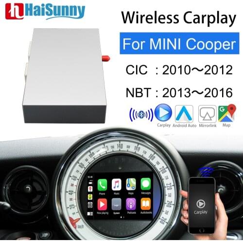 Wireless Carplay For MINI Cooper 2010-2016 Support CIC NBT System Android Auto iOS Mirror Link GPS Navigation Car play Interface