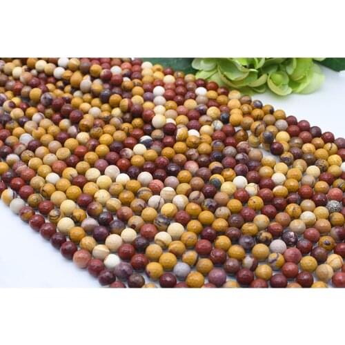 6-10mm Natural Faceted Yolk stone Round stone beads For DIY Bracelet Necklace Jewelry Making Strand 15"