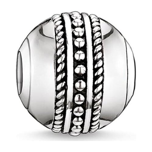 Lifeline Karma Beads Fit Bracelet Necklace, Fashion Thomas Style DIY Beads 925 Sterling Silver Ts Jewelry for Women Men Jewelry