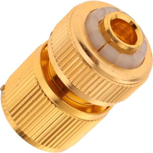 GardenHose Quick Connect Solid BrassQuick ConnectorGarden Hose Fitting Water Hose Connectors 1/2 inch, Pack 2