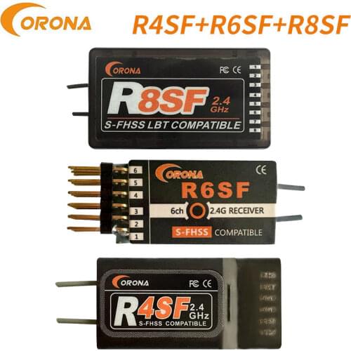 Corona R4SF R6SF R8SF S-FHSS/FHSS receiver compatible FUTABA S-FHSS T6J T8J T14SG T18MZ T18SZ