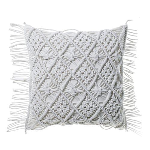 Decorative Macrame pillow cover Handmade cream macrame BOHO cushion cover Beige cushion cover Customized size