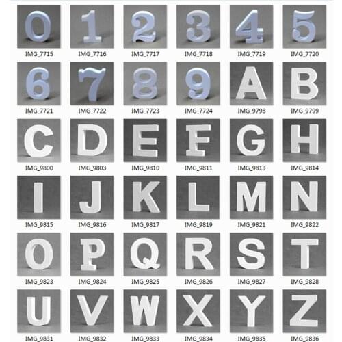 Thick 25MM wooden letters numbers decorativas Word Name Design Art Craft wood decoration letras de madera houten letters