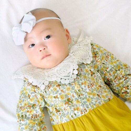 Baby Bibs Cotton Lace Slobber Burp Cloths Princess Fake Colla Toddler Girl Kids Fake False Collar Infant Baby Care Feeding Use