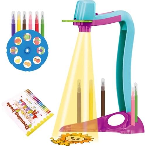 Child Smart Projector Light Fun Educational Projector Drawing Toy For Childrens animal Learning