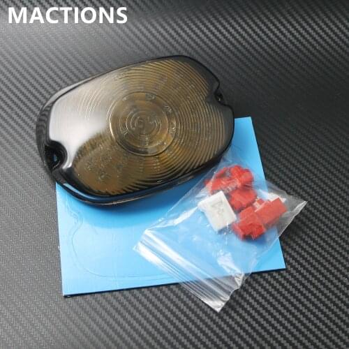 Smoke&Red Motorcycle LED Tail Brake Light For Harley Softail Sportster Road King Dyna Glide Electra Glide Night Train Low Rider