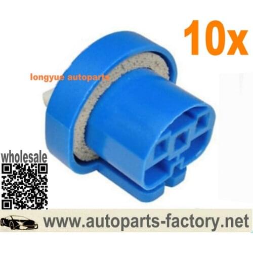 Longyue 10kit Female Connector for HID Light Bulb Plug Adaptor Headlight Socket For 9004 9007 HB5