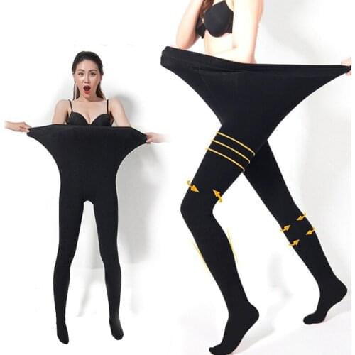 Autumn Spring Tights Womens 2 pc Nylons Lady Female 180 D Stockings Sexy Pantyhose Plus Size Black Skin Skin High Elastic