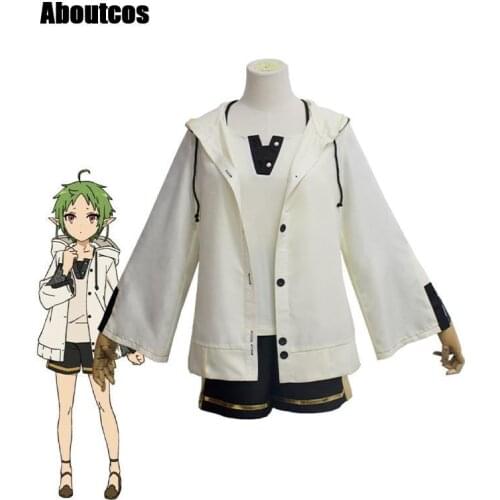Anime Jobless Reincarnation Sylphiette/Sylphy Lovely Uniform Cosplay Costume Halloween Party Outfit Dailydress Women 2021 NEW