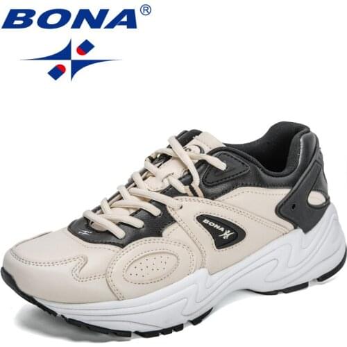 BONA 2021 New Designers Running Shoes Men Comfortable Outdoor Jogging Walking Athletic Sneakers Man Sport Trainers Mansculino