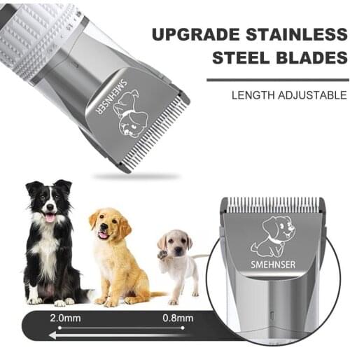 2021 New Dog Clipper Pet Hair Grooming Trimmer Rechargeable Pet Hairdressing Eletric Machine Low-Noise Pet Dog Grooming Supplies