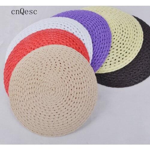 14cm Hollow net base PP straw base Disc Saucer Fascinator Base for sinamay fascinator hat hair accessory church wedding derby