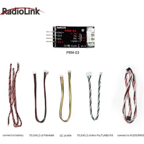 Radiolink PRM-01 PRM-03 OSD Telemetry Sensor Return Flight Information Module for AT9/AT9S/AT9S Pro/AT10/AT10II