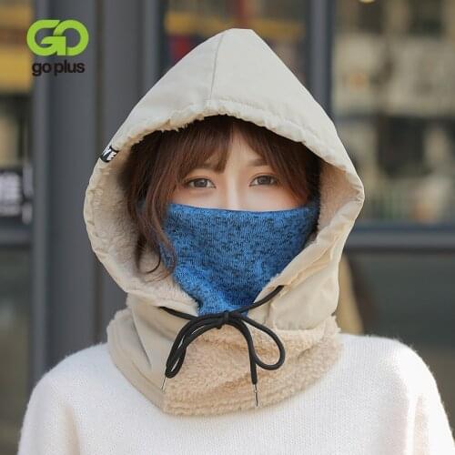 GOPLUS Hat Winter Beanies Thick Cap Keep Warm Red Black Skullies hats Bonnets for women men gorras de invierno para mujer hombre